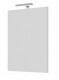Oglinda baie, Savini Due reversibila cu lampa led, 60 x 80 cm. Poza 273