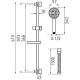 Set de dus Ferro Tutti culisant dimensiuni