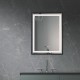 OGLINDA BAIE INFINITY DREPTUNGHIULARA, ILUMINARE LED 3 CULORI, 60X80 CM, RAMA ALUMINIU NEAGRA, FUNCTIE DEZABURIRE, CEAS. Poza 383