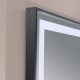 OGLINDA BAIE INFINITY DREPTUNGHIULARA, ILUMINARE LED 3 CULORI, 60X80 CM, RAMA ALUMINIU NEAGRA, FUNCTIE DEZABURIRE, CEAS. Poza 384