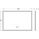 OGLINDA BAIE ATLANTIS DREPTUNGHIULARA, ILUMINARE LED 3 CULORI, 120X80 CM, FUNCTIE DEZABURIRE, INTRERUPATOR TOUCH, CEAS DIGITAL. Poza 419