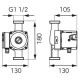 Pompa Ferro 0201W dimensiuni