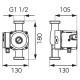 Pompa Ferro 0202W dimensiuni